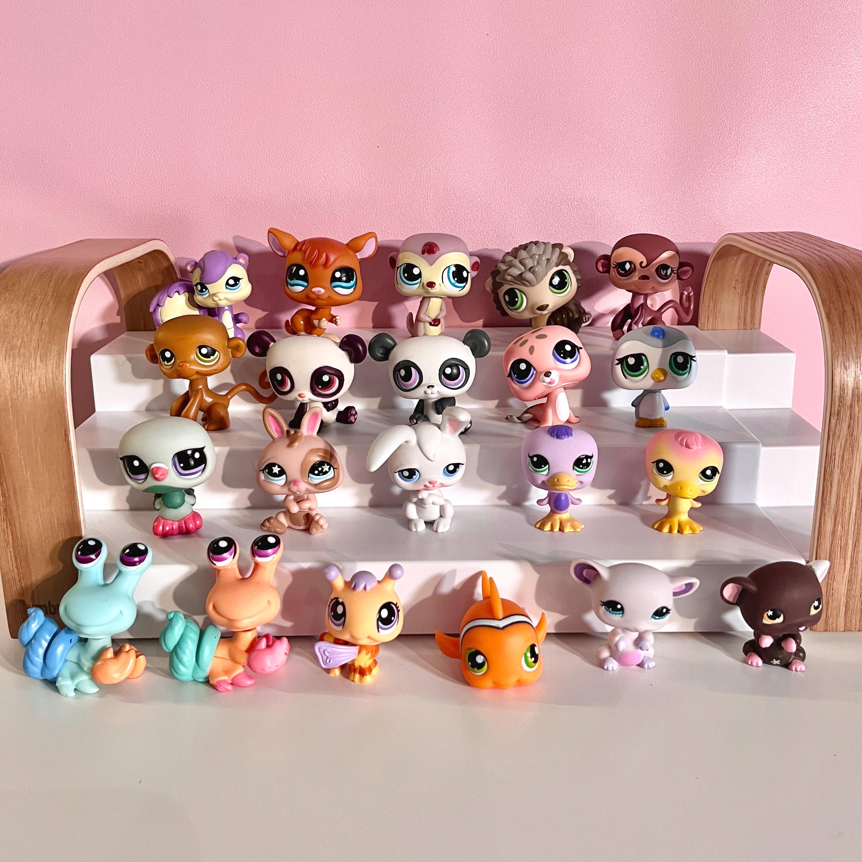 Lot 7 Figurines Mini Littlest Pet Shop PVC - Animator Dolls, Multicolores, Déco Ou Collection