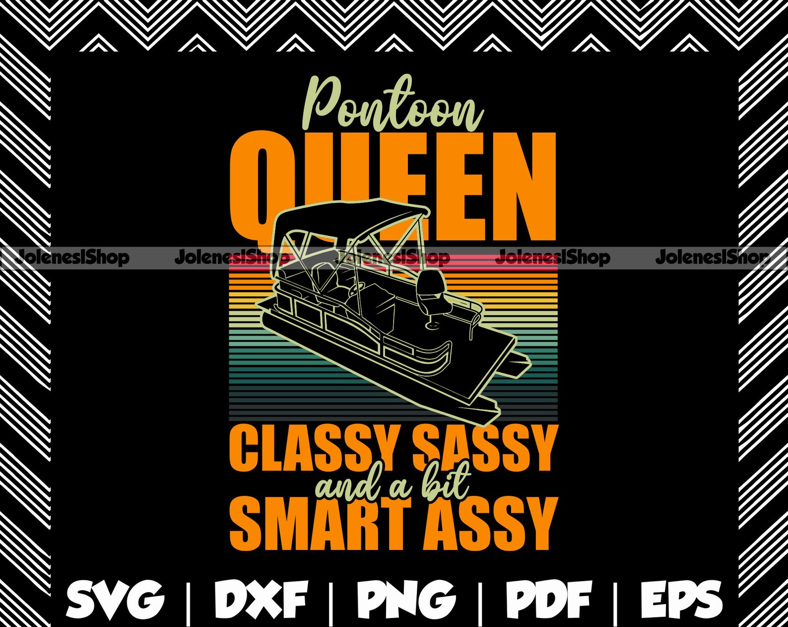 Download Pontoon Queen Classy Sassy and a bit Smart Assy SVG ...