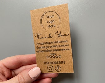 Kraft Paper Business Cards, Eco-friendly Cards