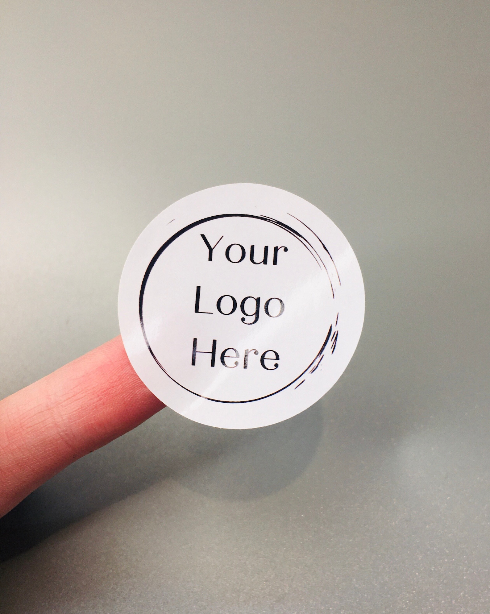 Glossy Logo Stickers Custom Glossy Stickers Die Cut Etsy UK