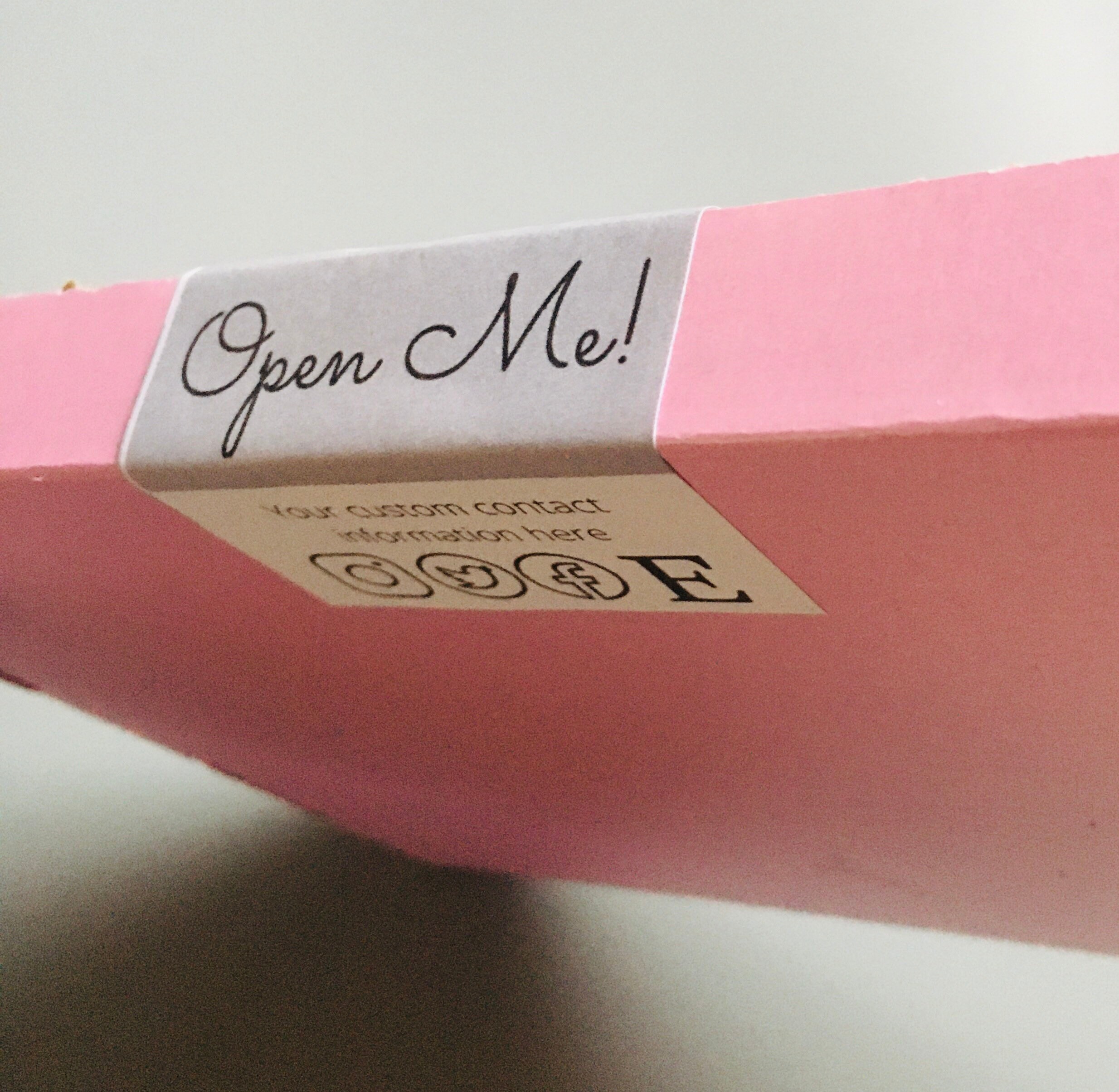 Personalised box seal stickers box seal labels logo Etsy