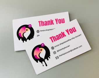 Personalisierte Visitenkarten, Visitenkartendruck, Visitenkarten-Dankeschön, Visitenkarten Instagram, personalisiert, Kleinunternehmen Verpackung