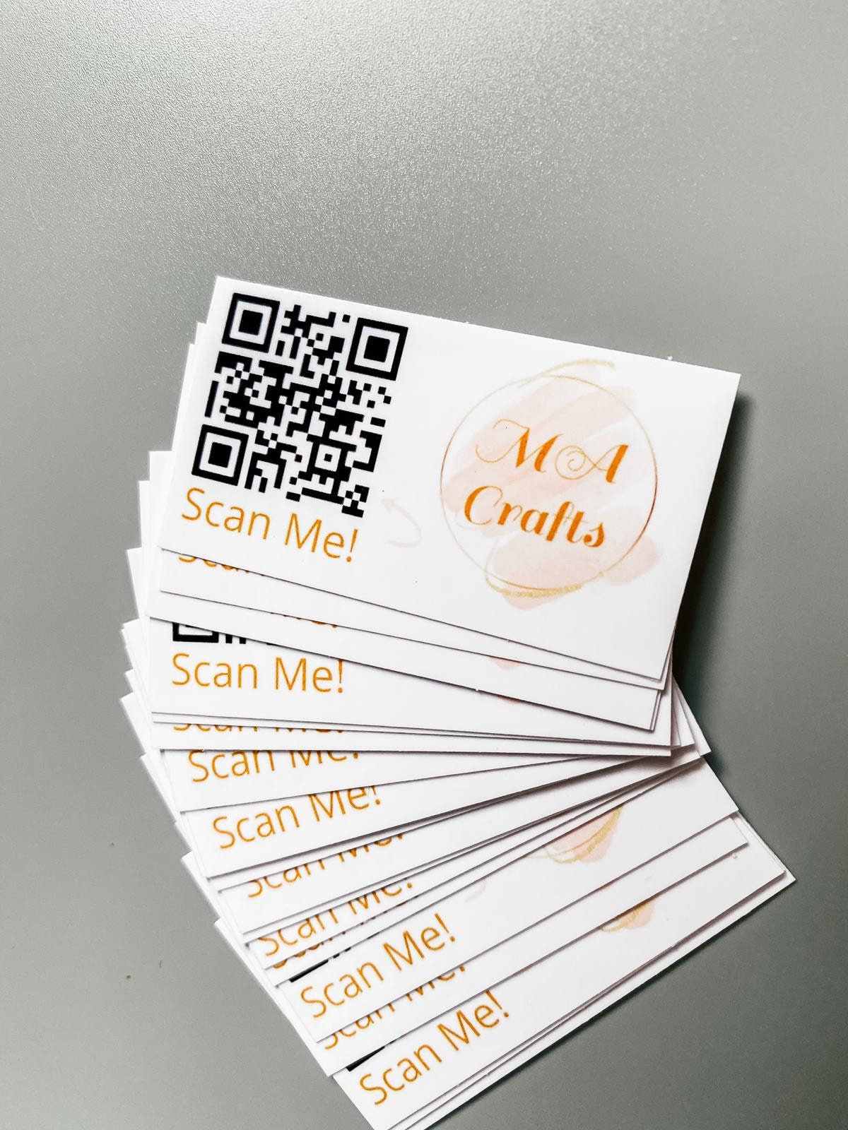 Mini biglietto da visita Qr code biglietto da visita Etsy