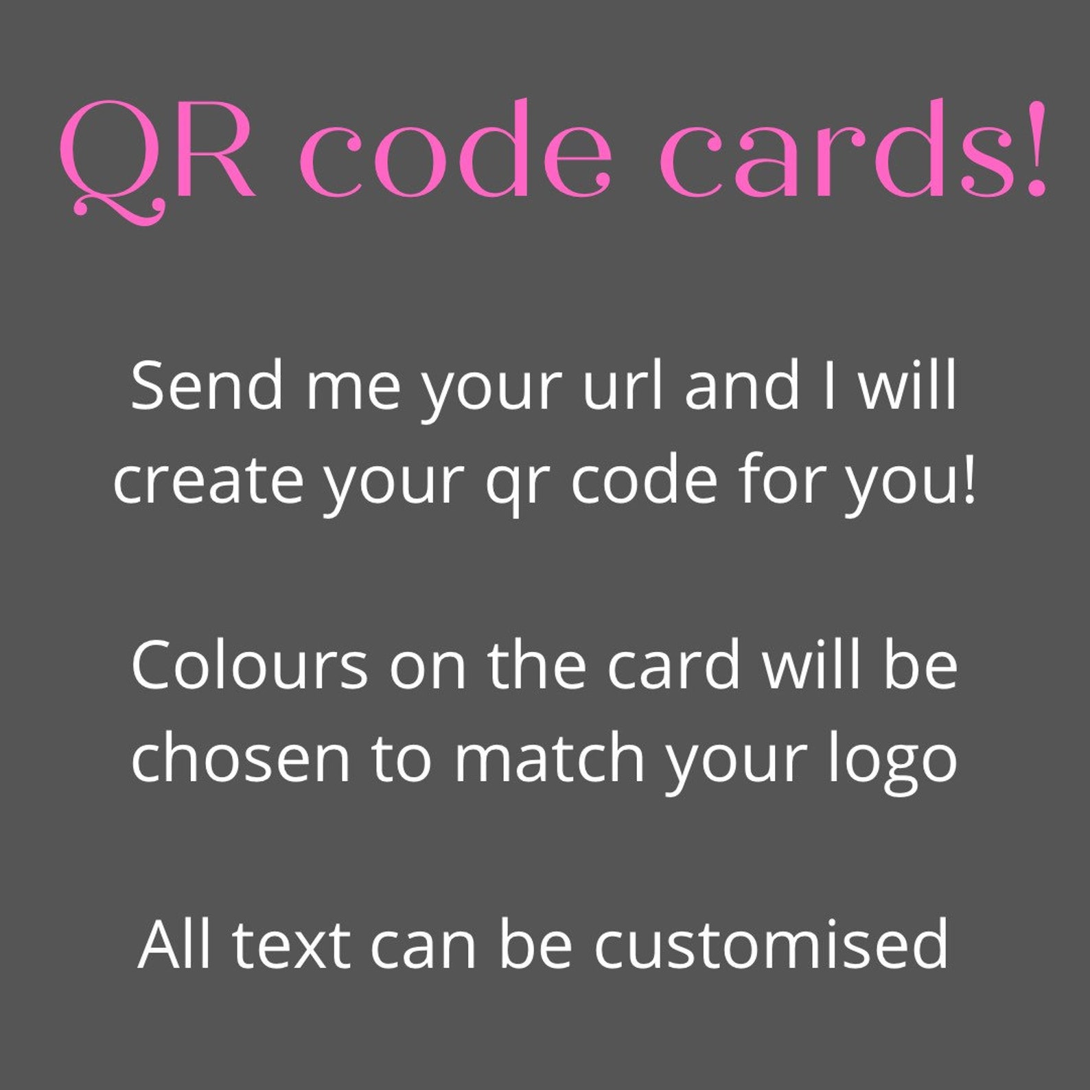 Mini Qr Code Business Card Business Card Discount Code Etsy UK
