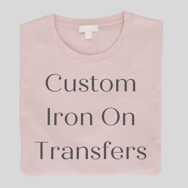 Iron on logo transfers, labels, small business merch, small business supplies, business merchandise, gifts for small business owner