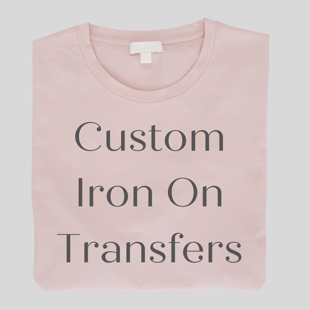 Iron on Logo Transfers, Labels, Small Business Merch, Small