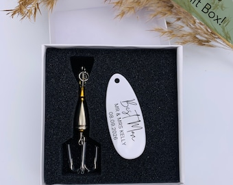 Best man fishing lure, custom, groomsman fishing, best man gift idea, groomsmen proposal fishing, wedding gifts in bulk, wedding essentials