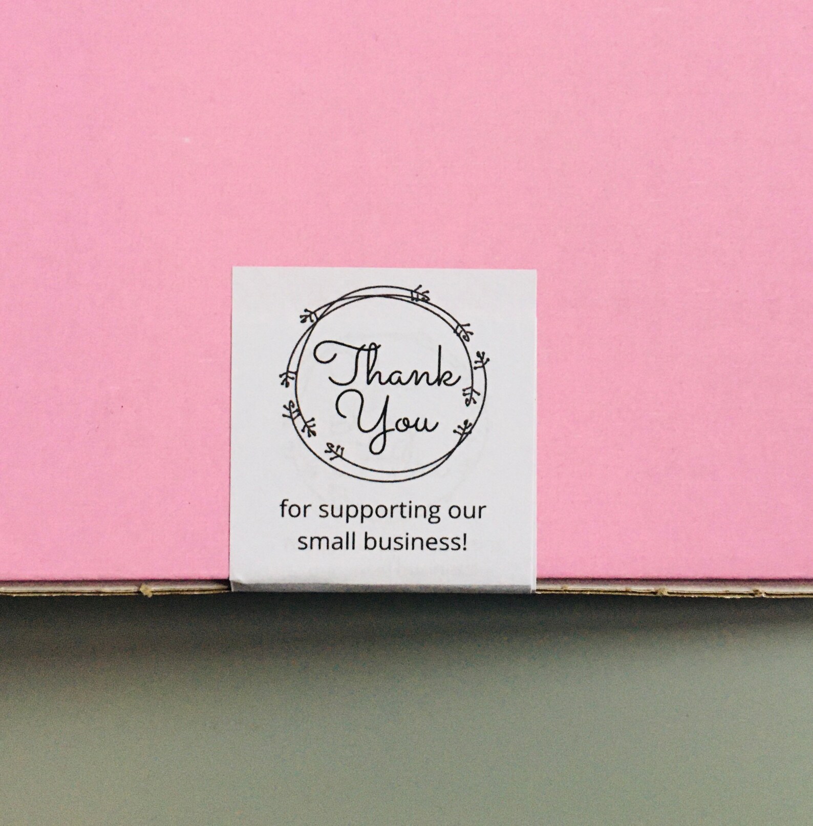 Box Seal Labels Letterbox Sticker Small Business Packaging Etsy UK