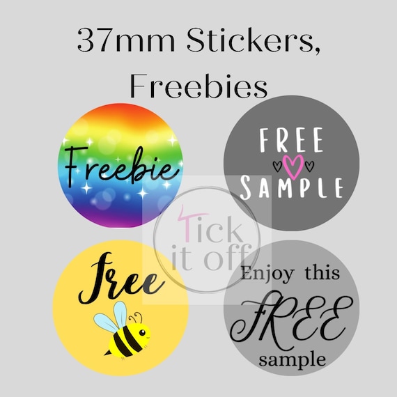 Sticker stationery samples