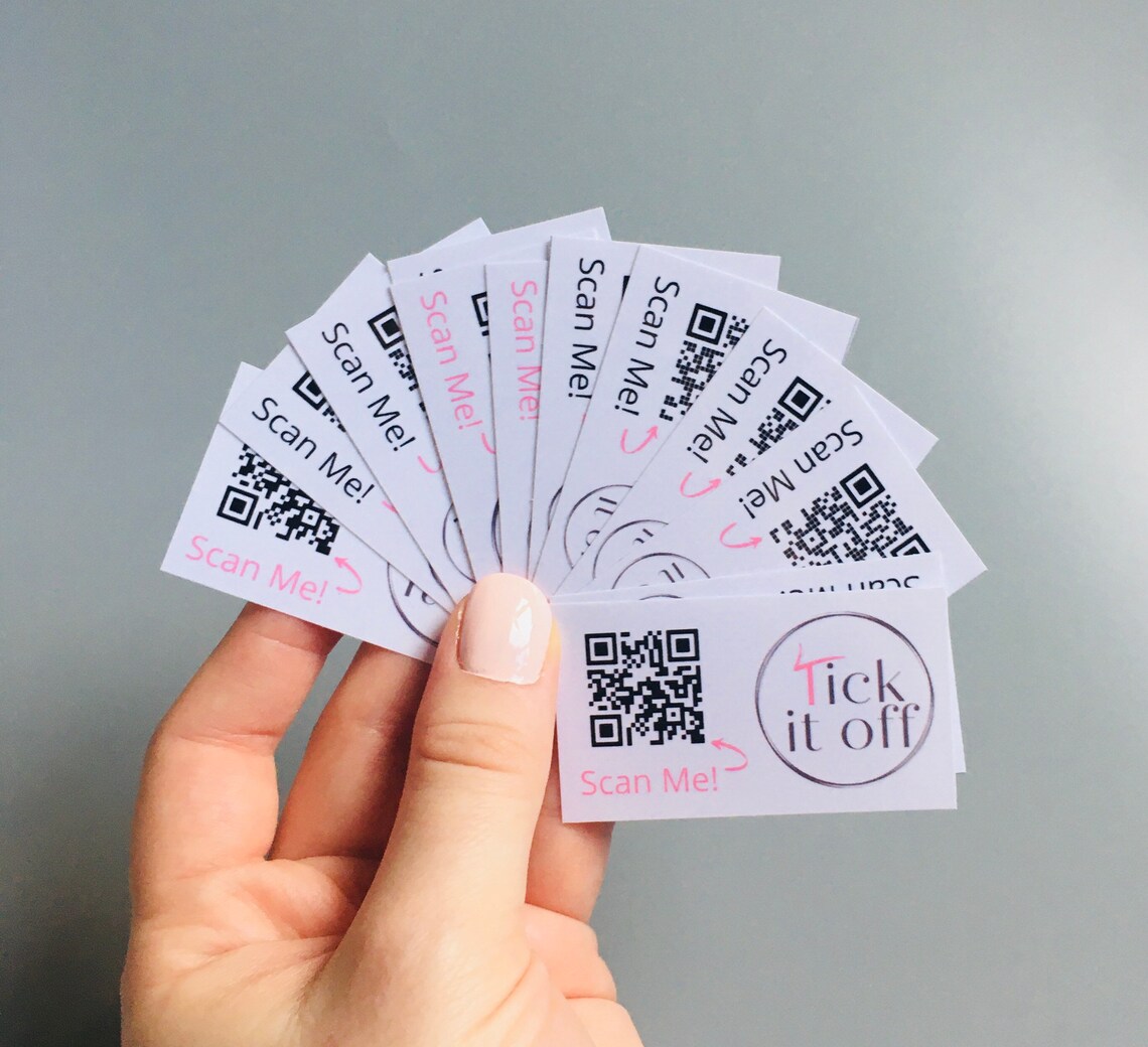 Mini biglietto da visita Qr code biglietto da visita Etsy