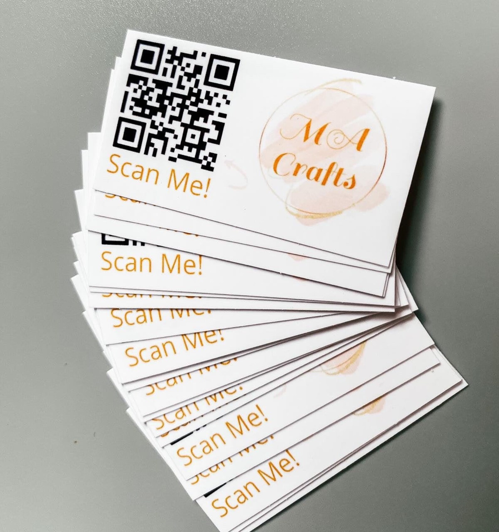 Mini Qr Code Business Card Business Card Discount Code Etsy UK