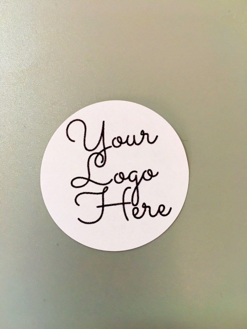 Small business logo stickers 24 personalised business Etsy