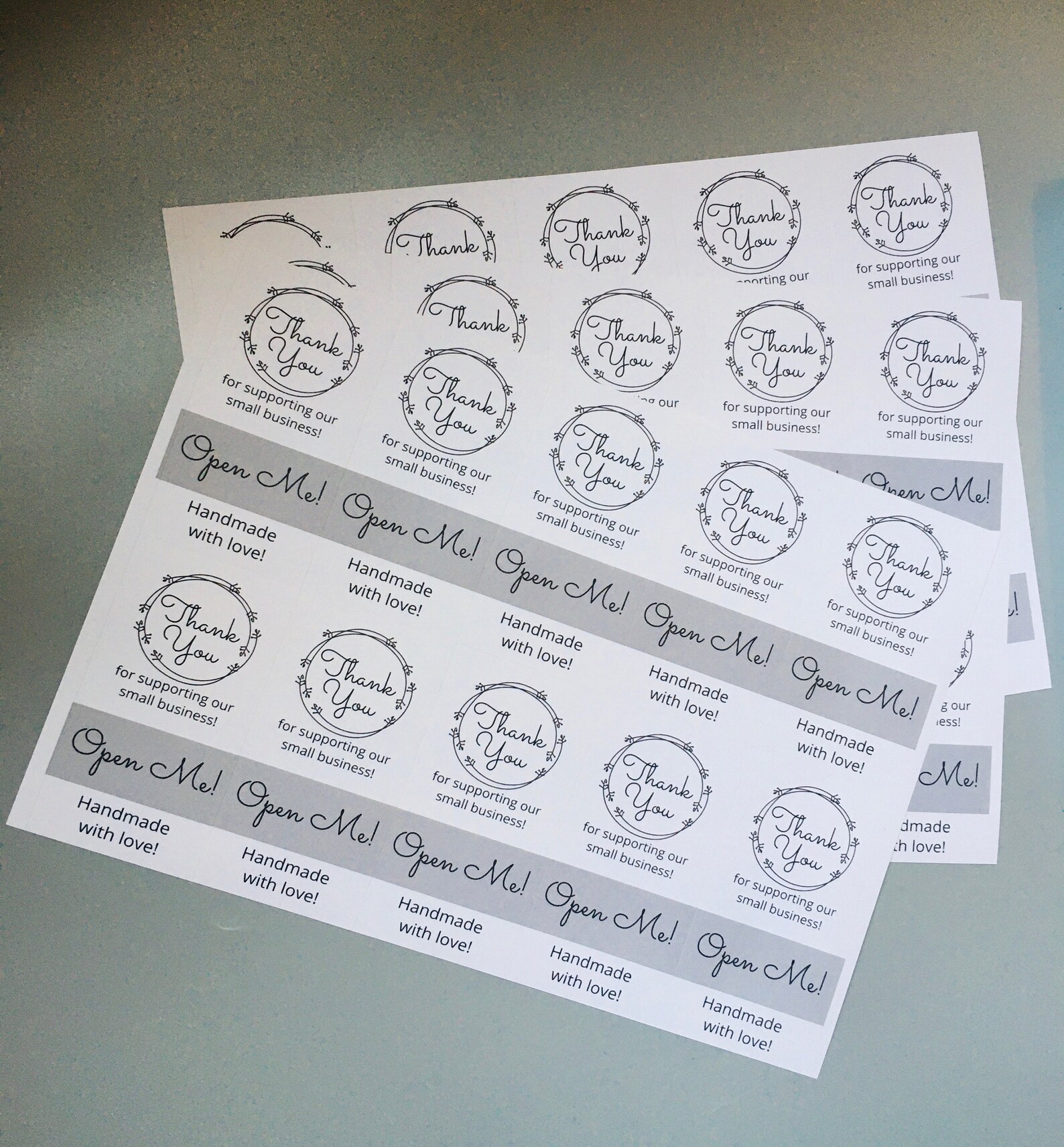 Box Seal Labels Letterbox Sticker Small Business Packaging Etsy UK