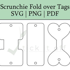 Scrunchie tag svg, embalagem de scruchie, arquivos cortados, arquivo de corte png, acessórios de cabelo svg, cartões de exibição de scrunchie, itens essenciais para pequenas empresas