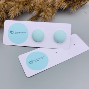 Logo earring cards, Personalised earring display cards, jewellery backing cards, Kraft earring card, recycled, eco friendly packaging