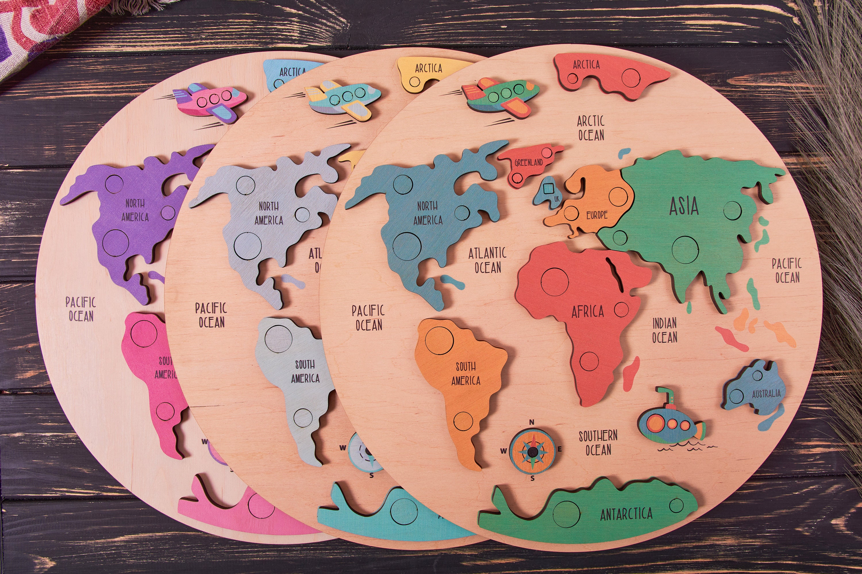 Kids World Map, Gift for Kids, World Map Puzzle for Kids Gift, Homeschool  Jigsaw Puzzle Kids Puzzle Continent Puzzle Geography for Kids -  Norway