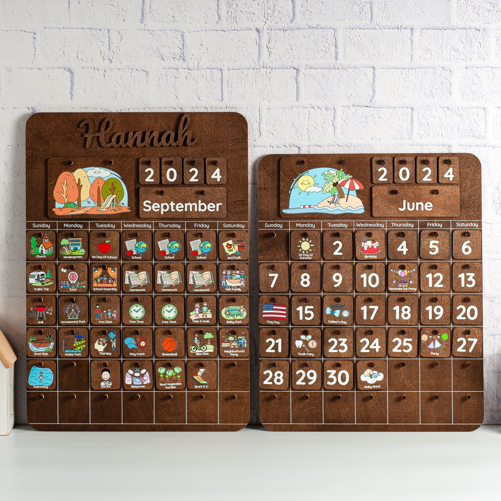 custom-name-montessori-calendar-chore-chart-for-kids-daily-routine-for-toddler-advent-calendar-calendar-with-diary-gifts-for-kids-etsy