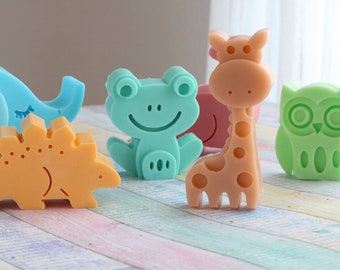 Sabonetes com aroma de animais