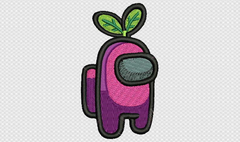 Among us 1 3 sizes machine jessecmault design jessecmault  etsy