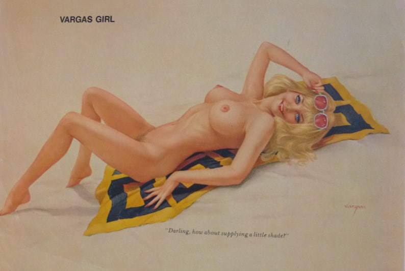 Alberto Vargas Varga Girl Playboy Magazine Pin-Up Art June 1971 image 4