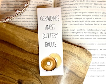 Geraldine Grus’ ‘Finest Buttery Bagels’ Officially Licensed Zodiac Academy Reversible Silk Bookmark