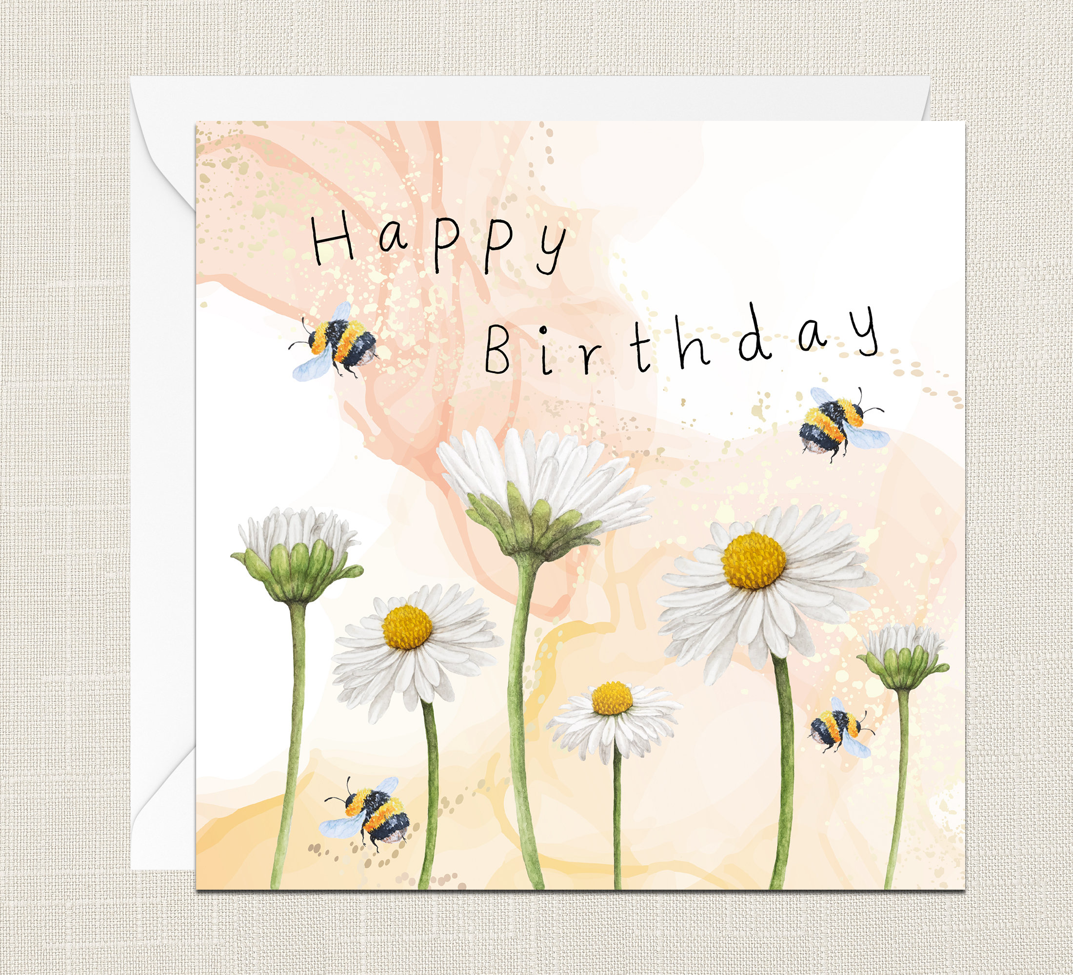 WBdesignz Biglietto Di Auguri Di Compleanno Con Cactus E Palloncini – DIN A6, Carta 300g, Con Busta Kraft - 3