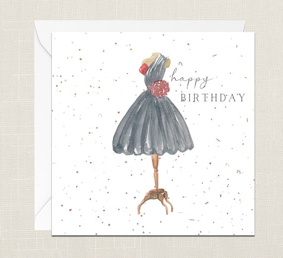 birthday dress drawing Frosted Cake Dress 'Happy Birthday' L / Happy Birthday main image 0