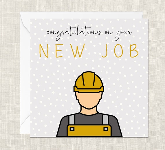 Congratulations On Your New Job Irresistible Greeting Card Embellished Cards 
