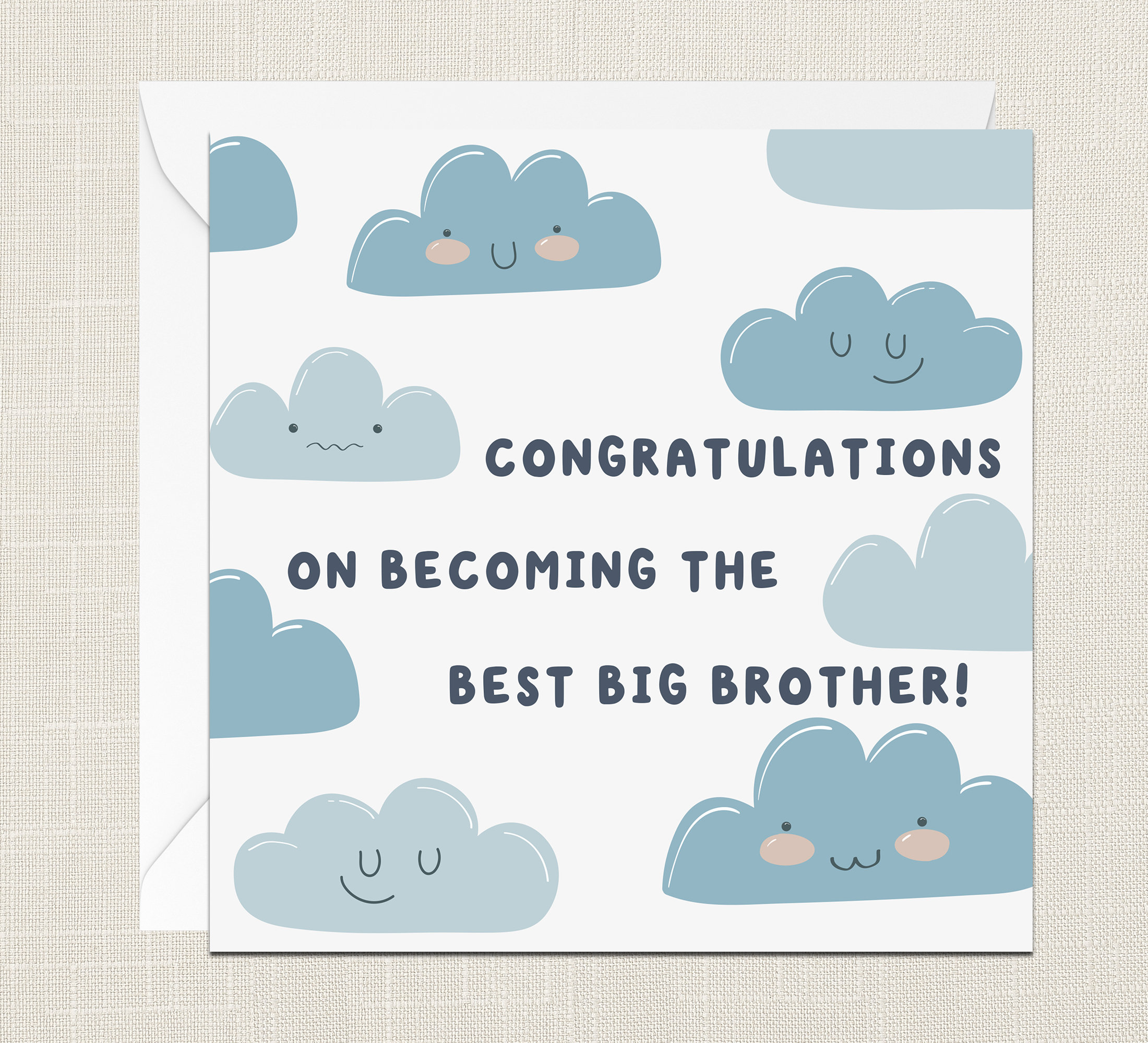 Congratulations On The Best Big Brother Greetings Etsy