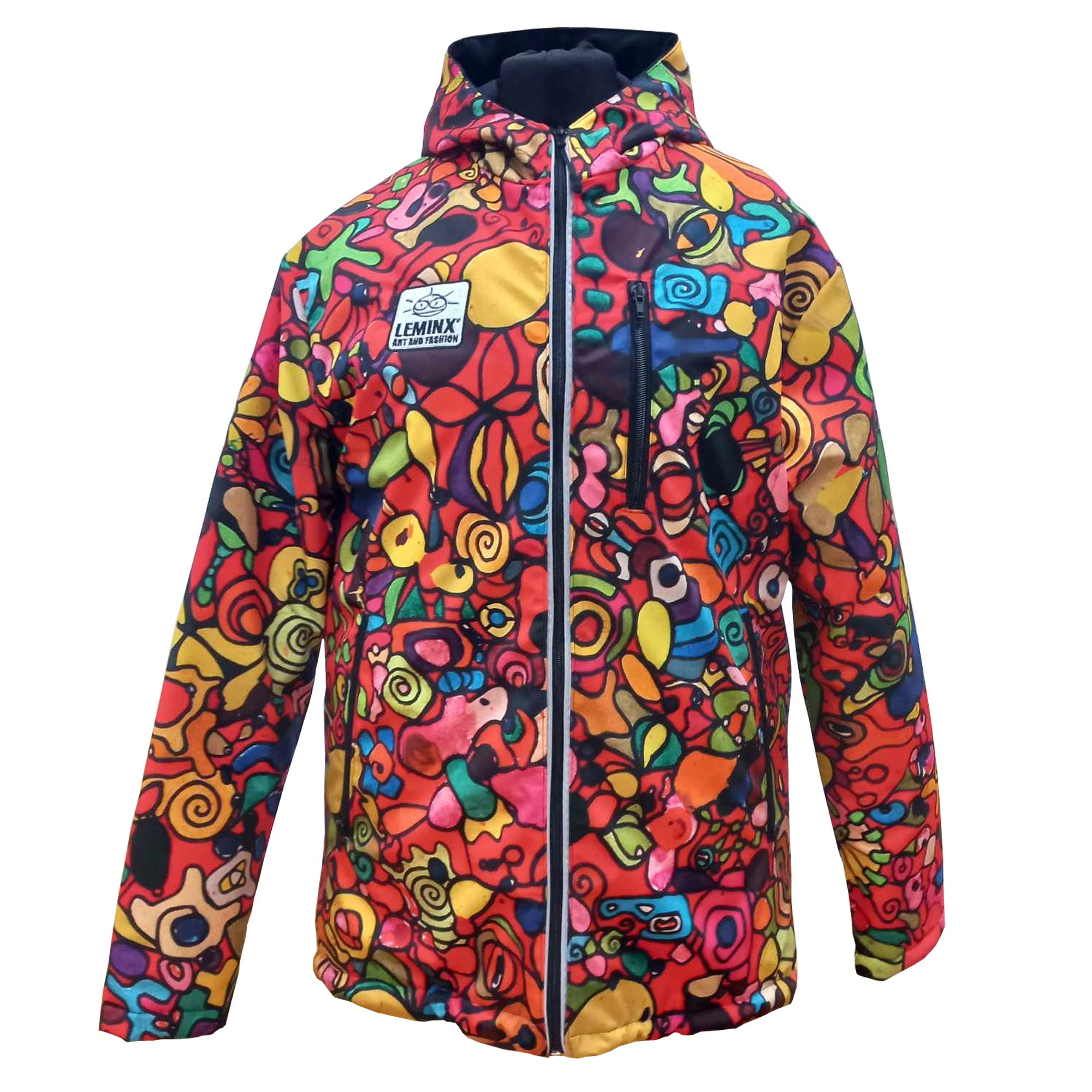 Automne Hiver LEMINX MATRIX Veste de sport softshell pour hommes psychedelique abstrait colore impermeable luxe hiver manteau ski Etsy Canada