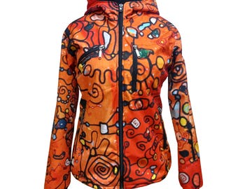 Abstract Art Softshell Jacket – Waterproof Ski Snowboard Coat
