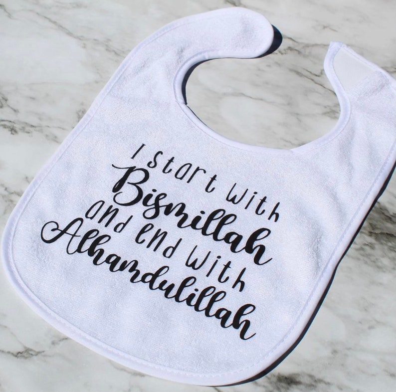 Bismillah baby bib Islamic gift