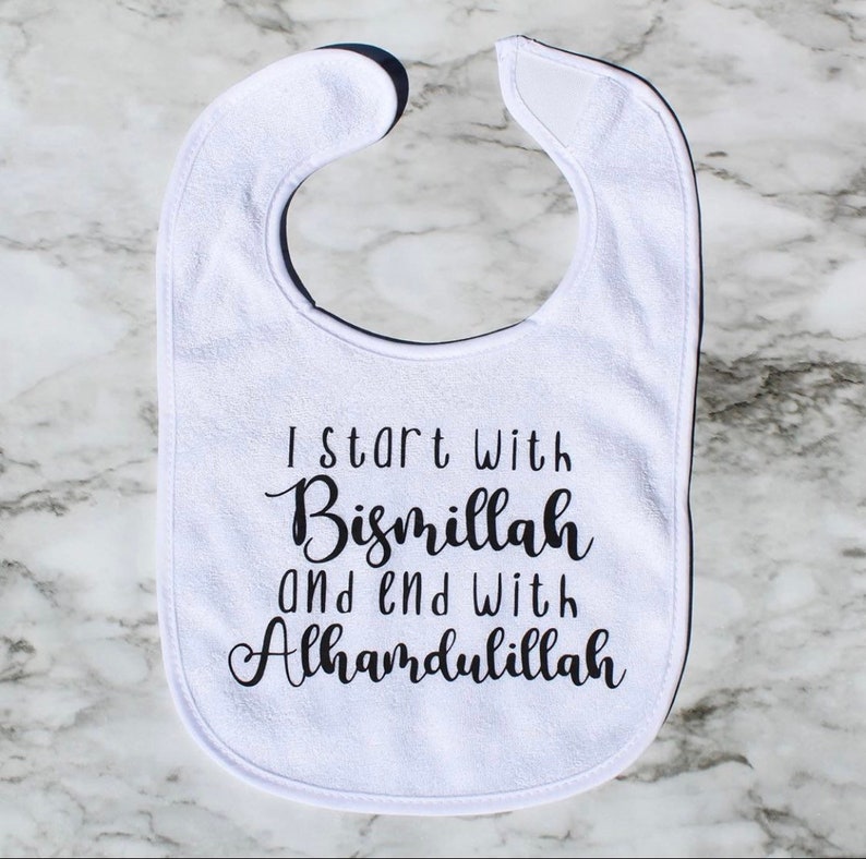 Bismillah baby bib Islamic gift