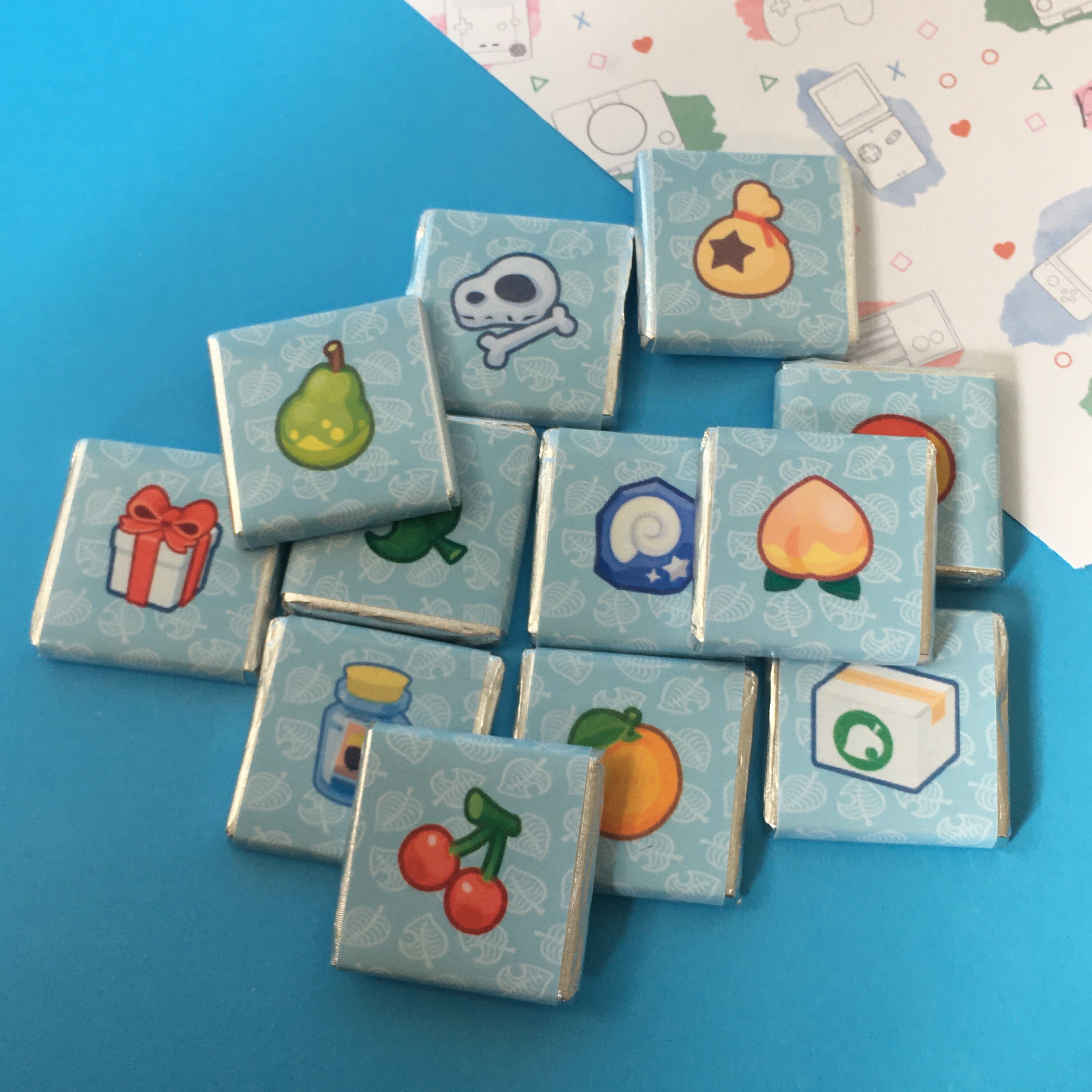 Chocolate Gift Set Animal Crossing Inspired Etsy