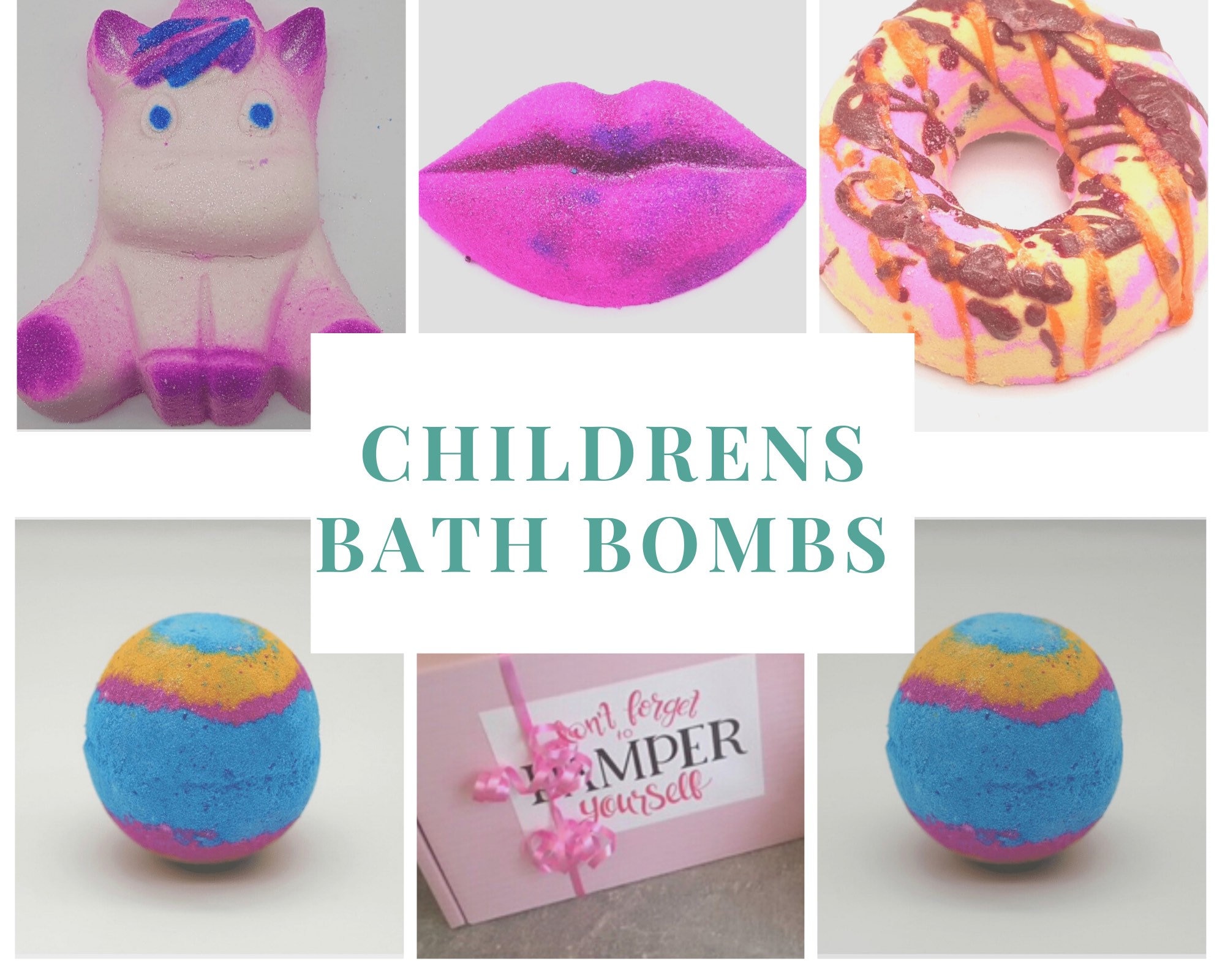Childrens bath bombs and gift sets. Etsy