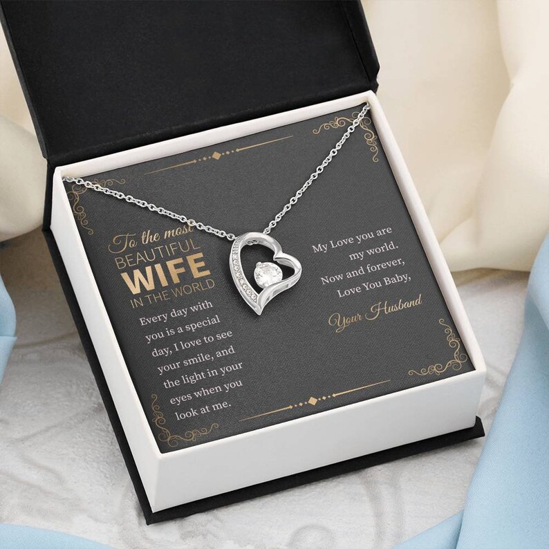 To the Most Beautiful Wife in the World WOW Forever Love Etsy