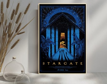 Stargate Movie Poster 24x36 Inch Wall Art Portrait Print Stargate Movie Poster 24x36 Inch Wall Art Portrait Print