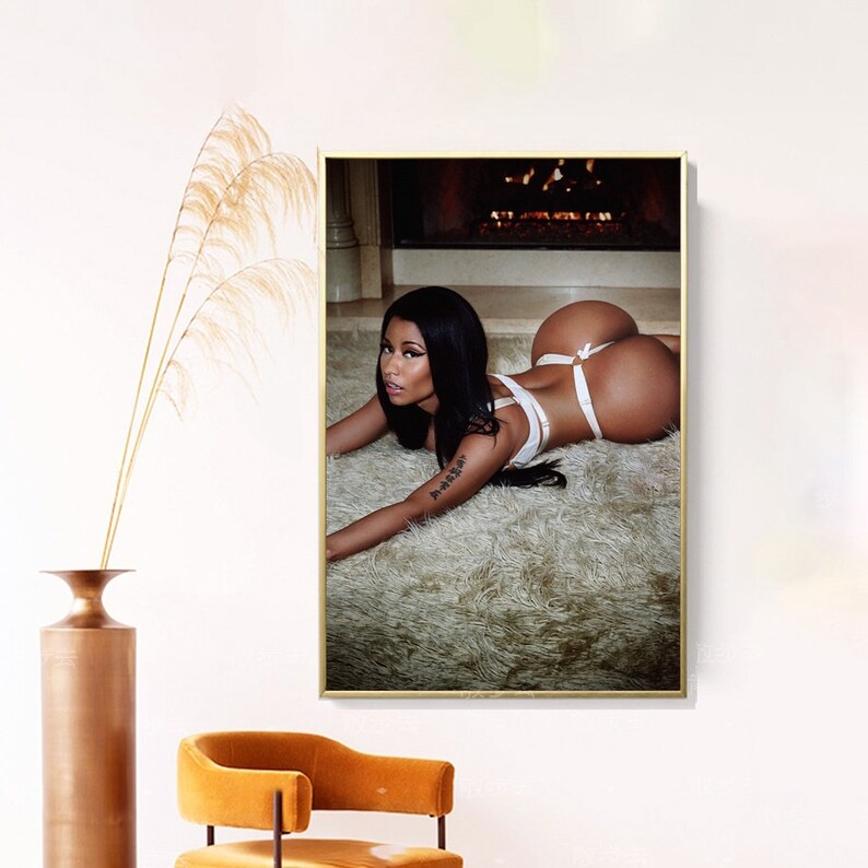 Nicki Minaj Music Star Music canvas poster Classic Canvas Poster Bedroom art unframe