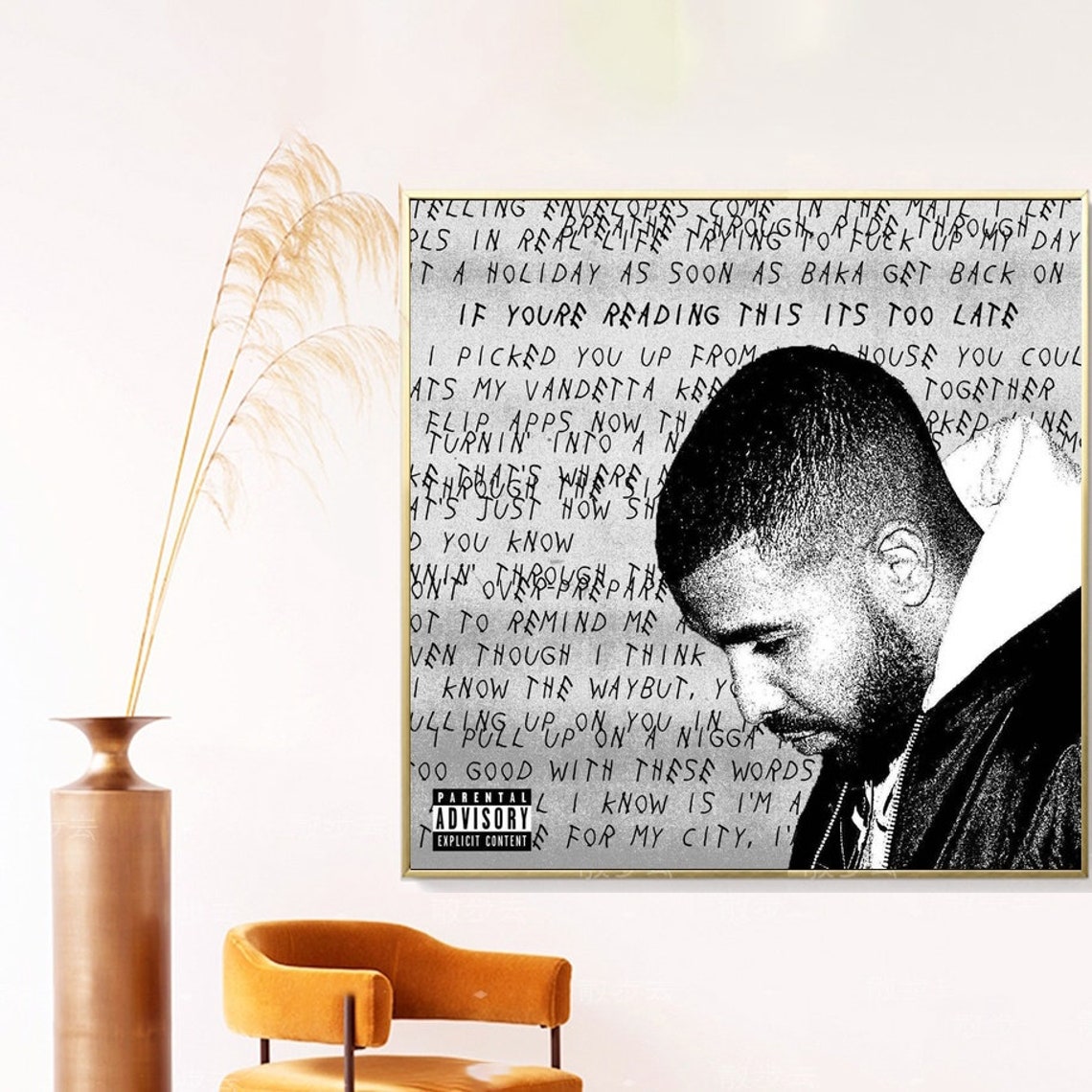 Drake If Youre Reading This its Too Late Music Album Etsy