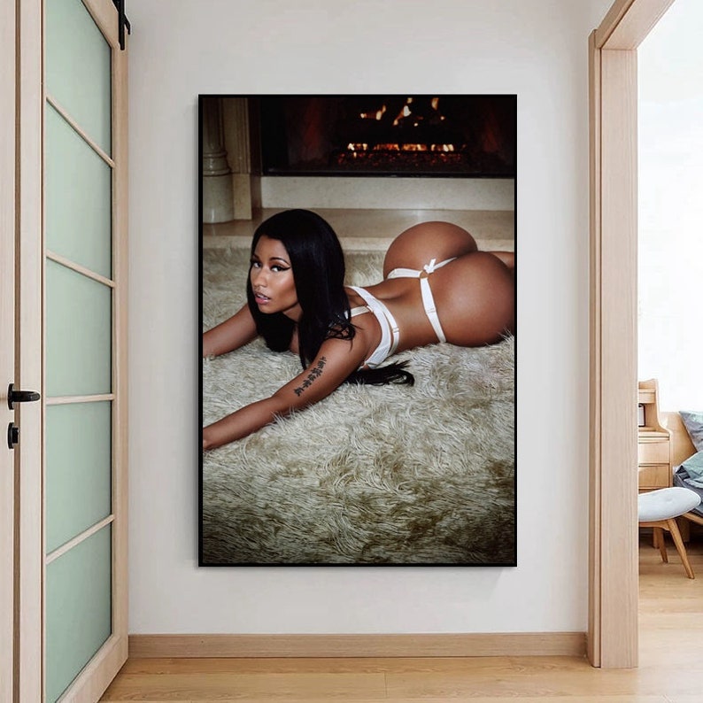 Nicki Minaj Music Star Music canvas poster Classic Canvas Poster Bedroom art unframe