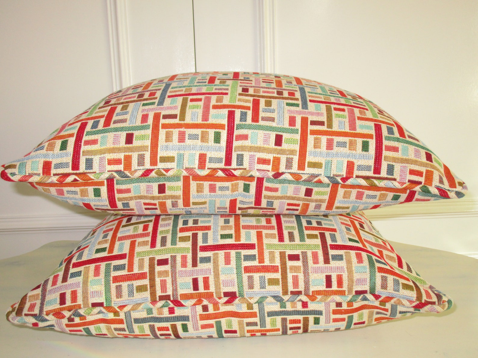 Multicolored 45 X 45 Cm Cushion Cover Etsy