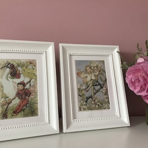 Flower Fairy Picture, new baby gift, nursery wall art, children&#39;s bedroom, set of 2 prints, wall art, Christmas present, fairy print,
