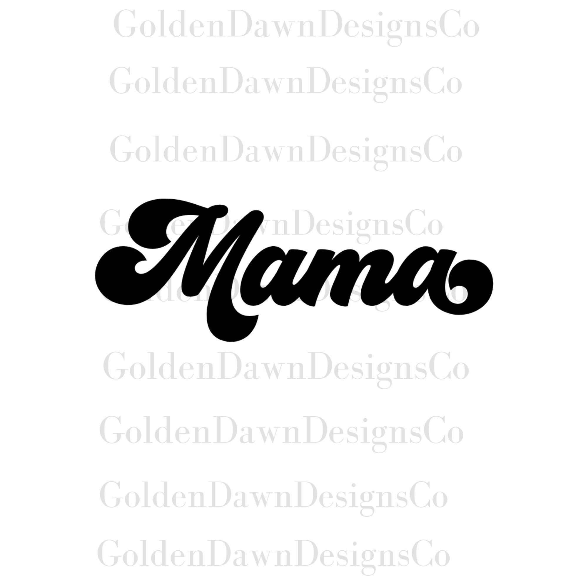 Mama Svg Retro Groovy Mama Svg, Groovy Mama Sublimation Designs, Cricut