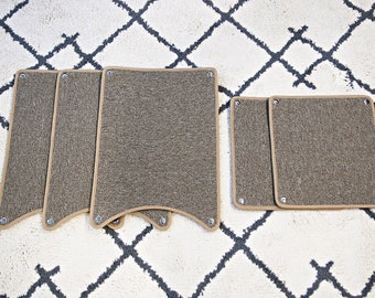 Replacement Set of Carpet Mats for Bijou, Bijou-4, Chaton, Ensemble, Esteem, Octave, Paseo, Secret Garden & BON Scratcher