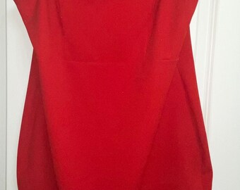 Red Plus Size Mini Dress 2X/3X