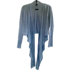 Grey Asymmetrical Plus Size Cardigan Size 2X/3X
