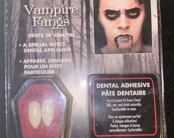 Reusable Vampire Costume *NEW*  Fangs Natural Color Halloween Cosplay Vamp Teeth