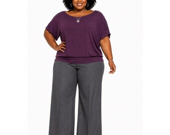 Plus Size Plumberry Purple Top Size 2X-3X