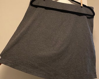 Heather Grey Mini Skirt Size Large/XL