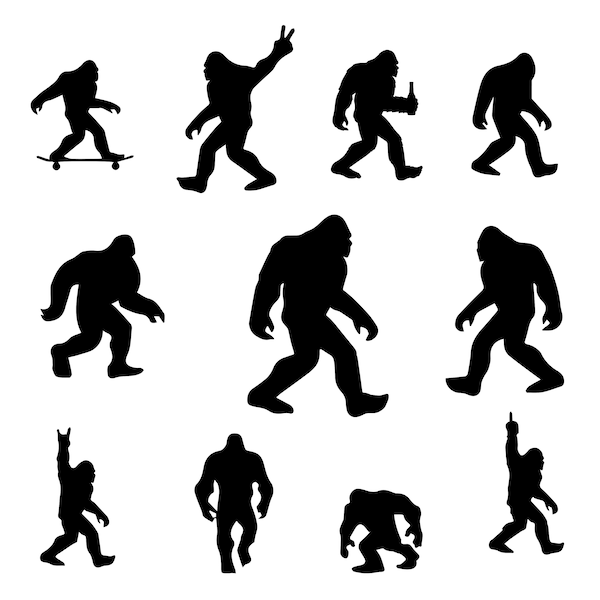 Big Foot Sasquatch Bundle | Cut File | clipart | printable | vector | instant download